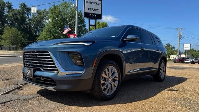 2026 Buick Enclave Preferred in Ocean Blue Metallic — front three-quarter view